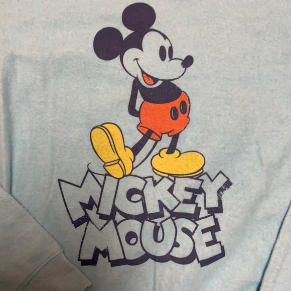 NWT Disney baby blue hoodie youth large - Picture 2 of 9